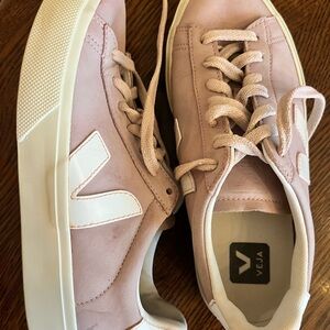 Veja Women's Blush Pink Sneakers. Good condition. Have some water spots on them.